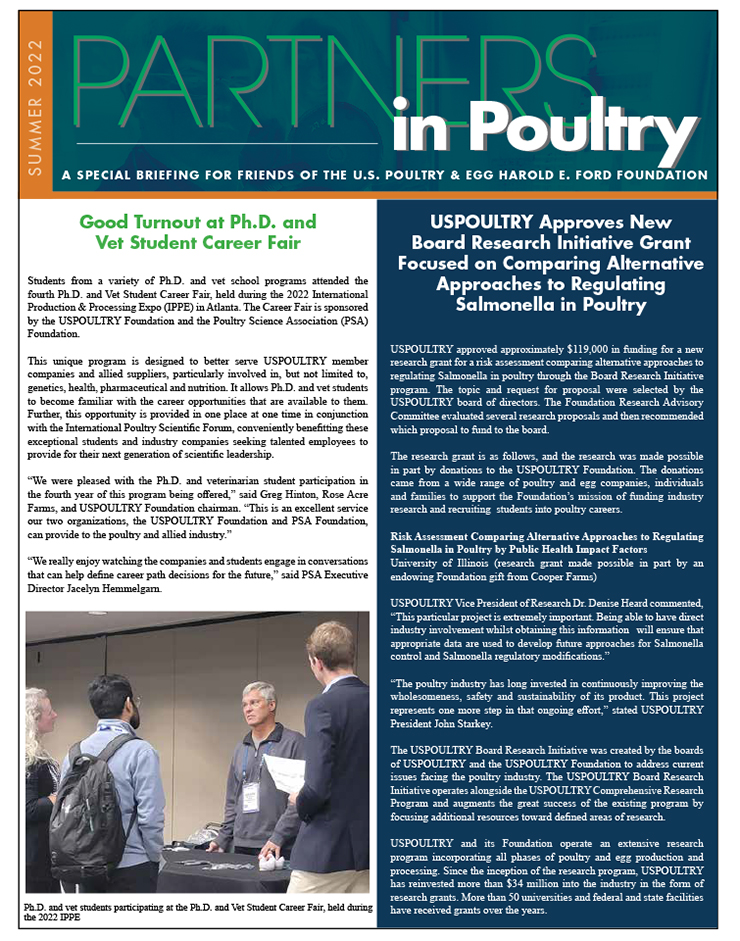 2022 Partners In Poultry